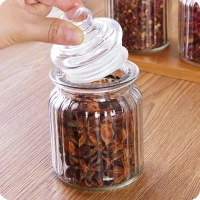 Glass sealed cans, seasoning cans, seasoning bottle, tea candy jar, seal storage tank storage bottle, leak proof, free shipping