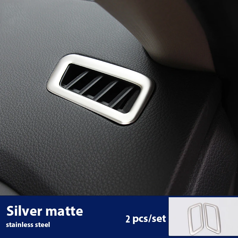 Stainless Steel Car Air Vent Outlet Cover Trim Decoration Frame for x-trail xtrail Rogue t32 2014 - 2020 car accessories