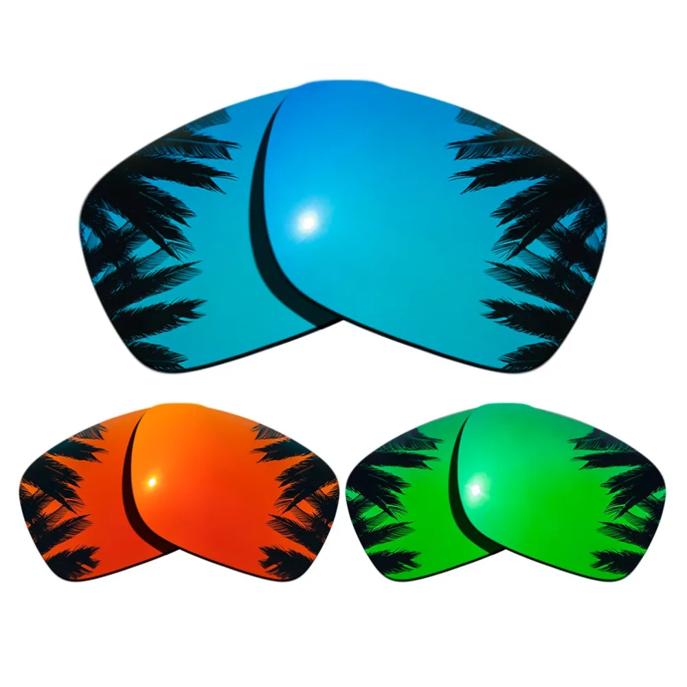 

(Blue+Orange Red+Green Mirrored Coating) 3-Pairs Polarized Replacement Lenses for Holbrook Frame 100% UVA & UVB Protection