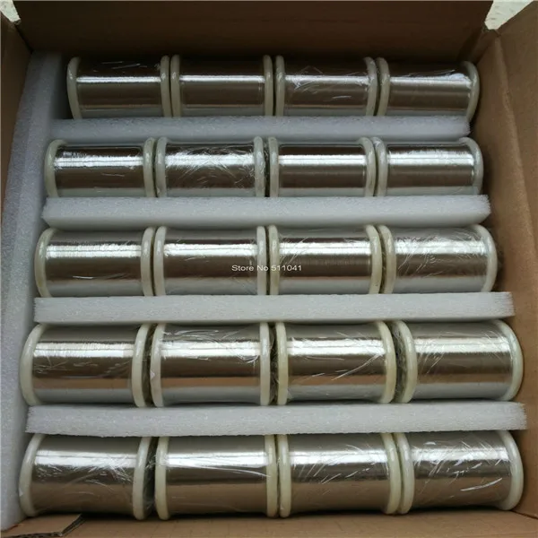 ลวดนิกเกิล,0.025มม.(0.002in) Dia Np2,30กก.ขายส่งจัดส่งฟรี