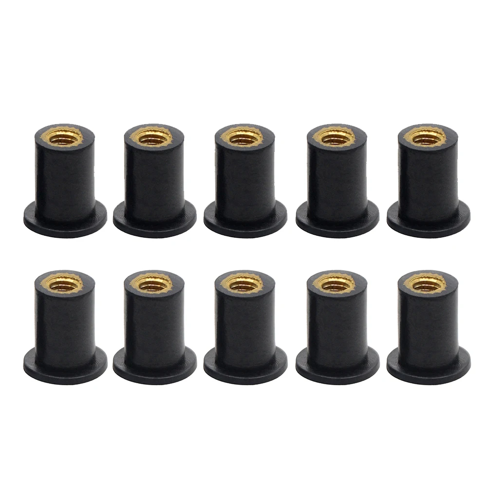 Hot Sale M5 Metric Rubber Grommet Rubber Well Nut Blind Fastener Windscreen Wellnuts Fishing Kayak Canoe Accessory