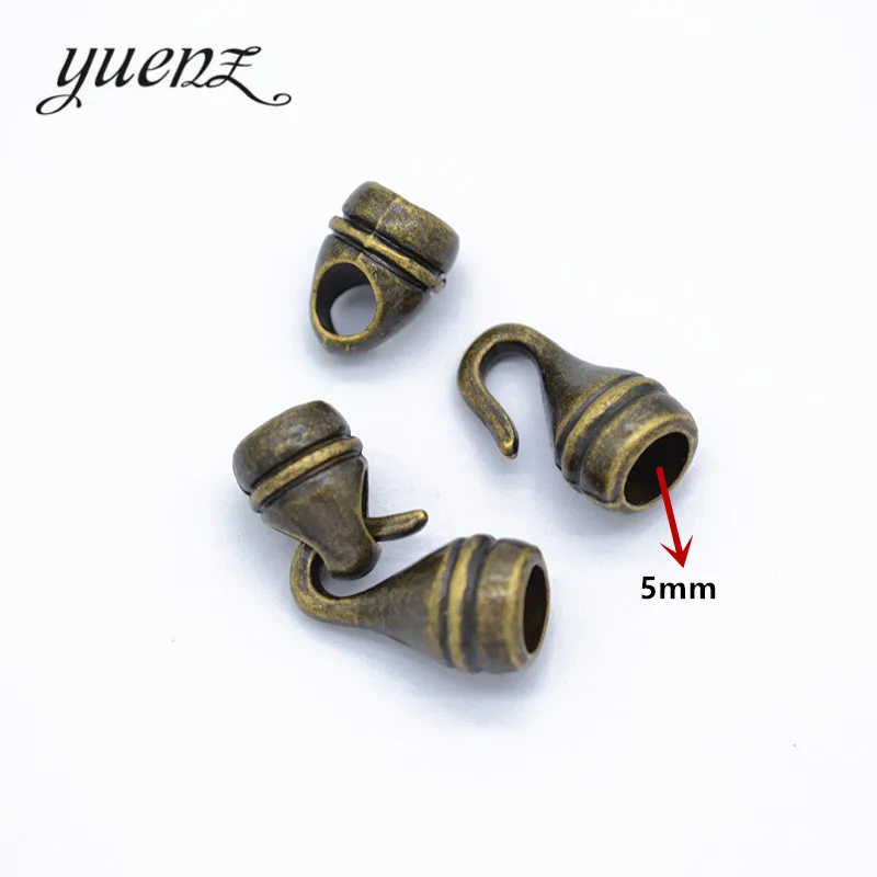 YuenZ 5 set 2 colour Antique silver tone alloy toggle clasp hook metal connectors diy jewelry findings & accessories V210