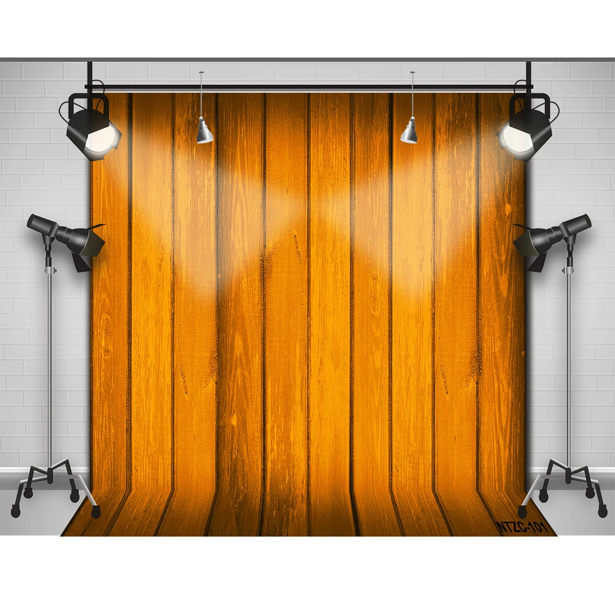 Fondos de fotografía para estudio fotográfico, cálido, amarillo, madera, ladrillo, pared