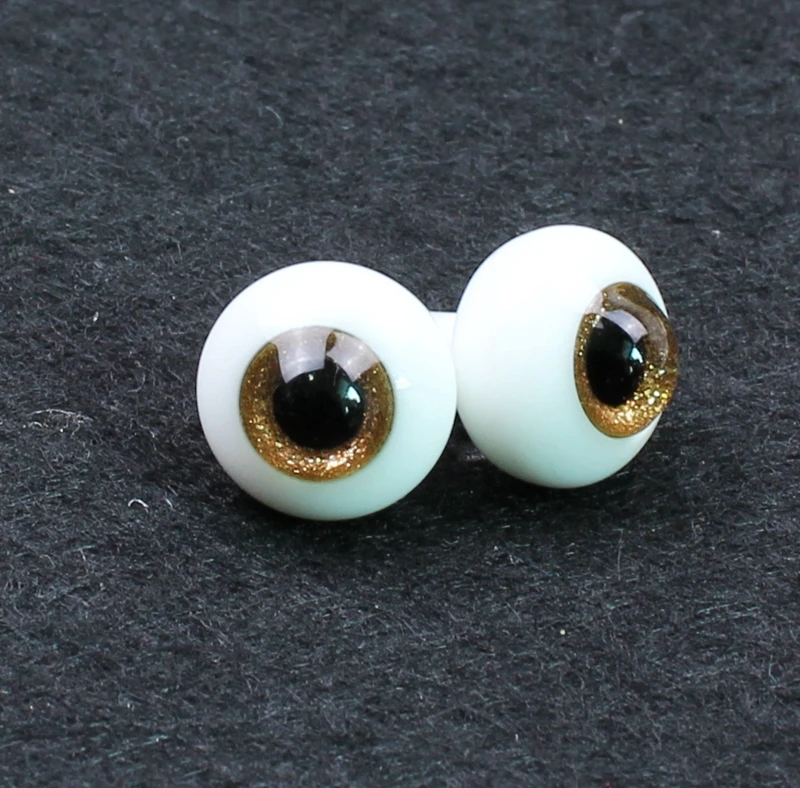 Ojos de cristal para muñeca, 8mm, 10mm, 12mm, 14mm, 16mm, 18mm, 1/6, 1/4, 1/3, aod, dod, msd, yosd, sd, bjd, eyeball, XTB005