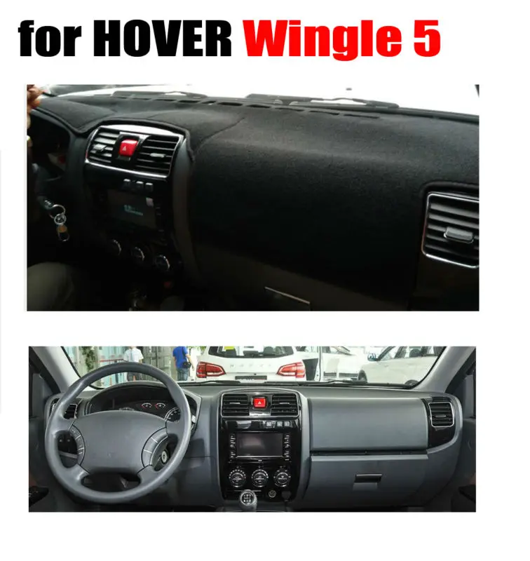 

RKAC Car dashboard covers mat for HOVER Wingle 5 all the years Left hand drive dashmat pad dash cover auto dashboard accessories