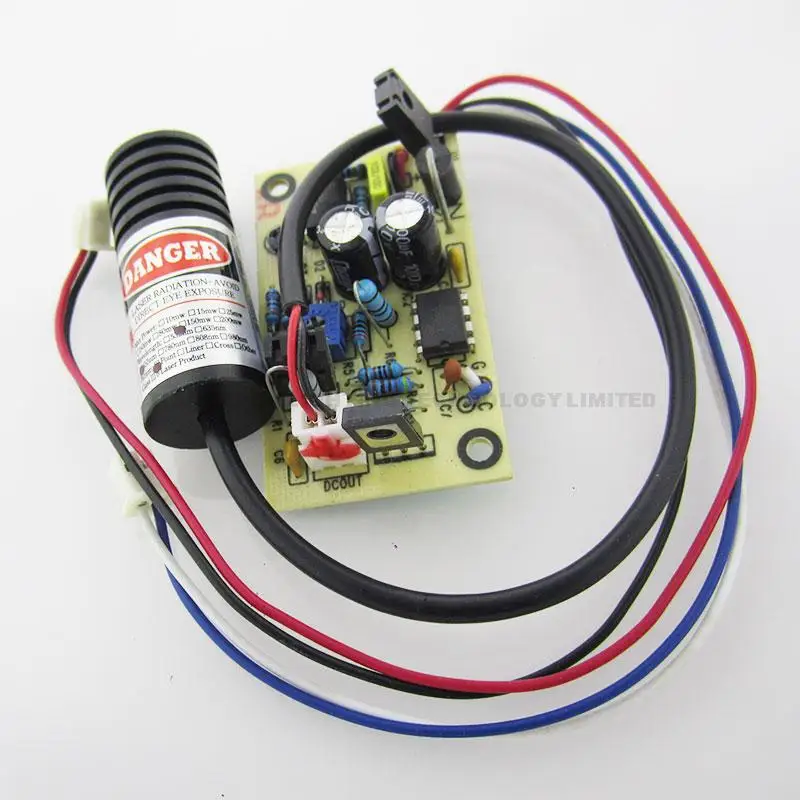 Diode Laser Module 650nm 100mW 150mW Red Laser Diode Module with DC 5V TTL Driver Board