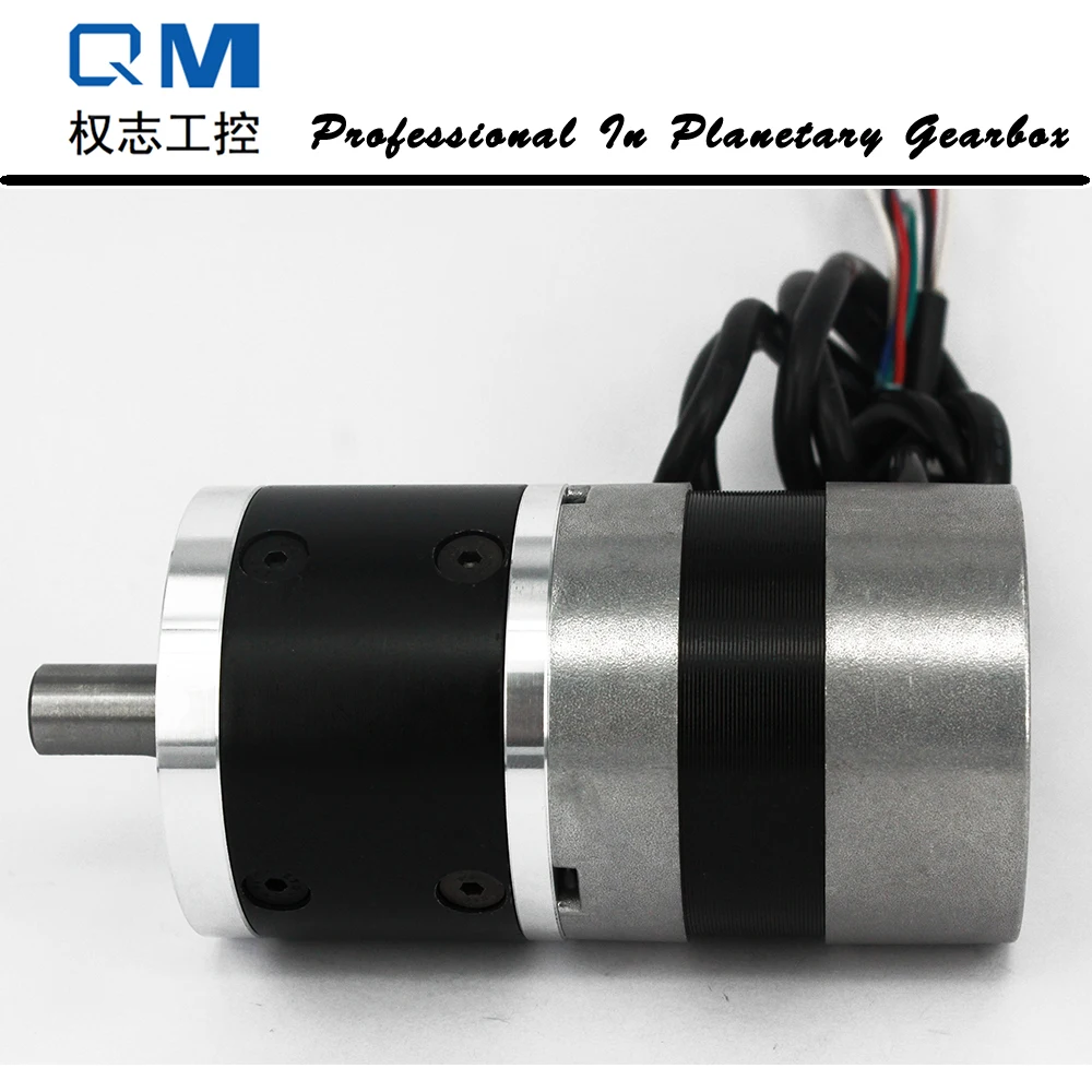 

Nema23 60W 24V 4000Rpm Metal Gear Brushless Motor Planetary Gearbox Ratio 4:1 15Arcmin Reducer