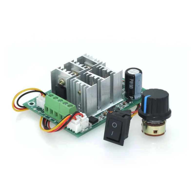 BLDC three phase brushless sensorless motor controller BL01 15A violent fan modulation DC5V6V9V12V36V forward and reverse