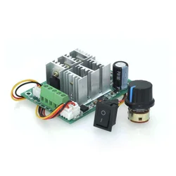 BLDC three phase brushless sensorless motor controller BL01 15A violent fan modulation DC5V6V9V12V36V forward and reverse