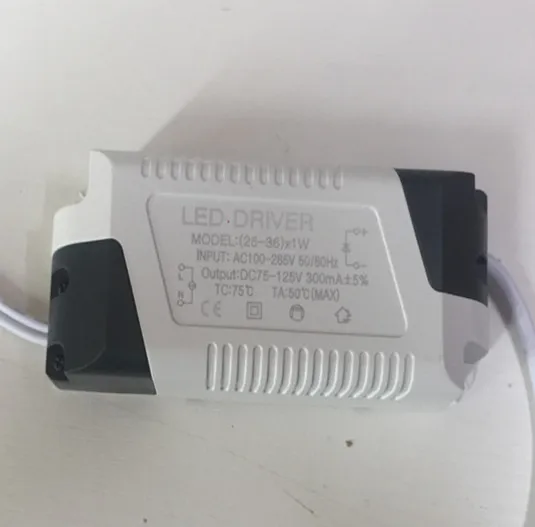 LED Driver Adapter Transformer 25-36W AC 85-265V Power Supply Bare Board for LED lights Constant Current 300mA DC 75-125V output