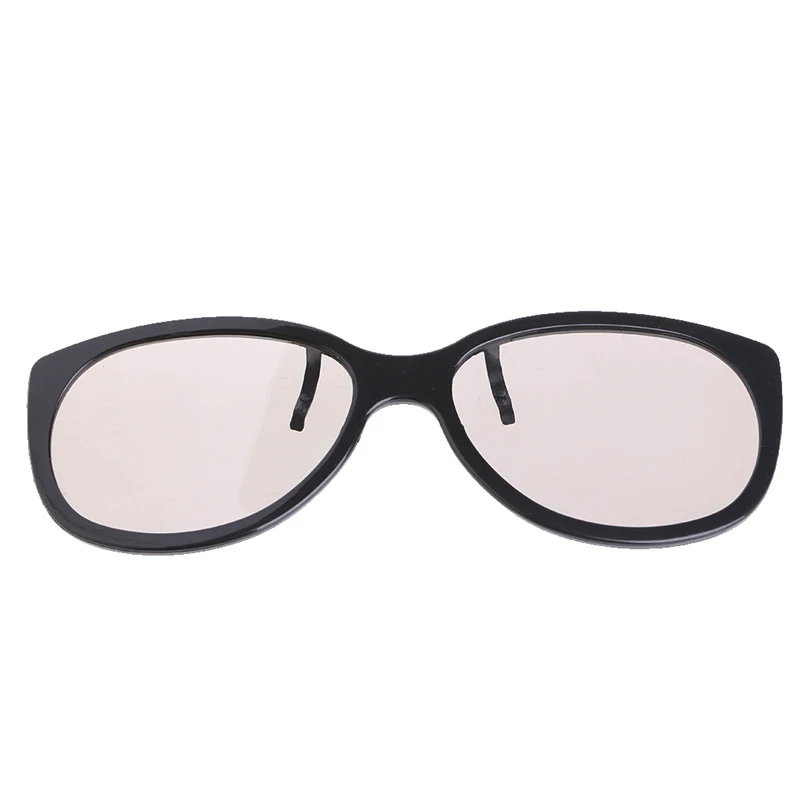 2 PCS Clip-On Type Circular Passive Polarized 3D Glasses For TV Real 3D Cinema 0.22mm jul22