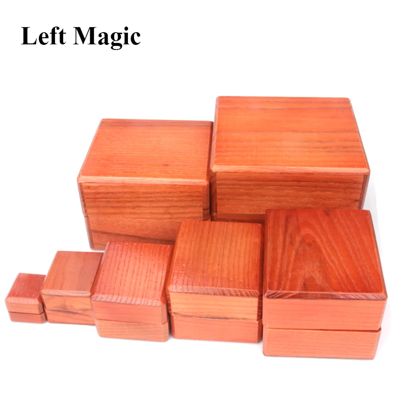 Nest Of Boxes - Wooden  Wooden Chinese Box Magic Tricks Vanished Object Appearing In The Box Stage Illusion Gimmick Props Funny