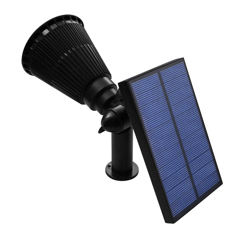 1Pcsใหม่มาถึง 7 LEDโคมไฟพลังงานแสงอาทิตย์โปรเจคเตอร์ปรับจุดสำหรับกลางแจ้งสวนเปลี่ยนสีไร้สายกันน้ำVC
