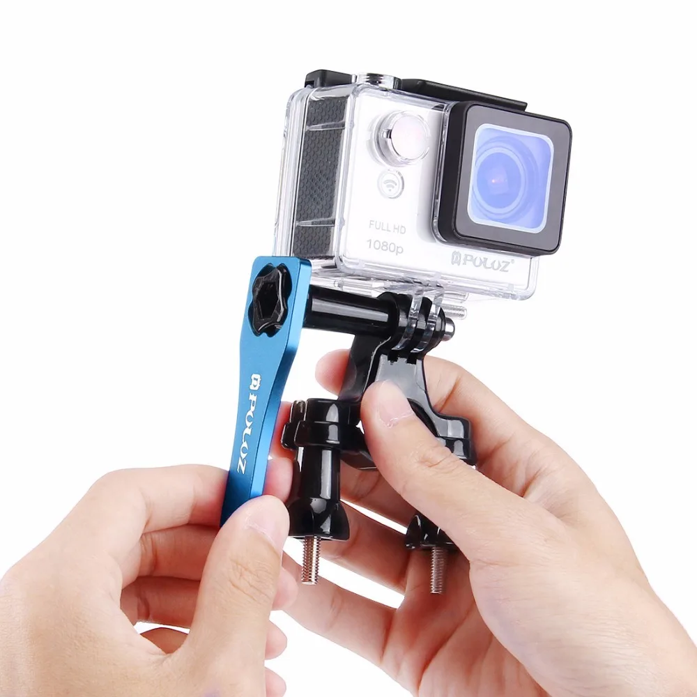 PULUZ For Go Pro Accessories Aluminum Alloy Tighten Screw Cap Wrench Tool for GoPro HERO5  HERO4 Session HERO 5 4 3+ SJ4000/EKEN