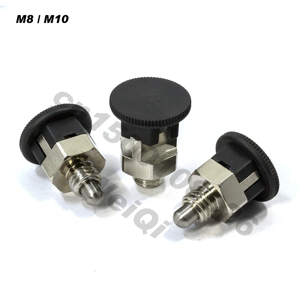 M8  M10 rest position type indexing plungers,index blots ,plastic knob