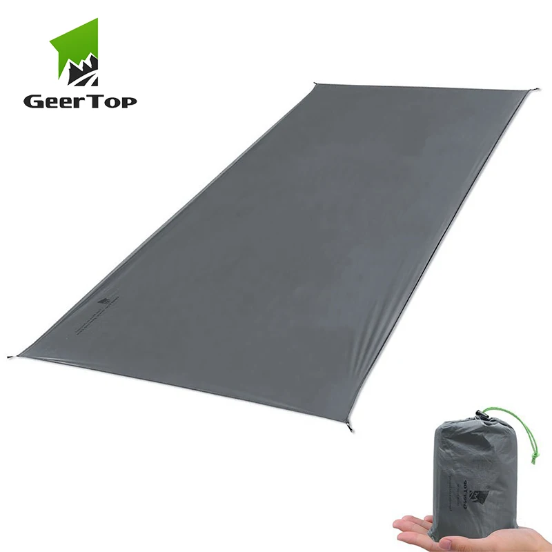 GeerTop Ultralight Camping Mat Waterproof Tent Tarp Sun Shelter Tear Resistant Ground Sheet Picnic Beach Blanket Hiking Tourist