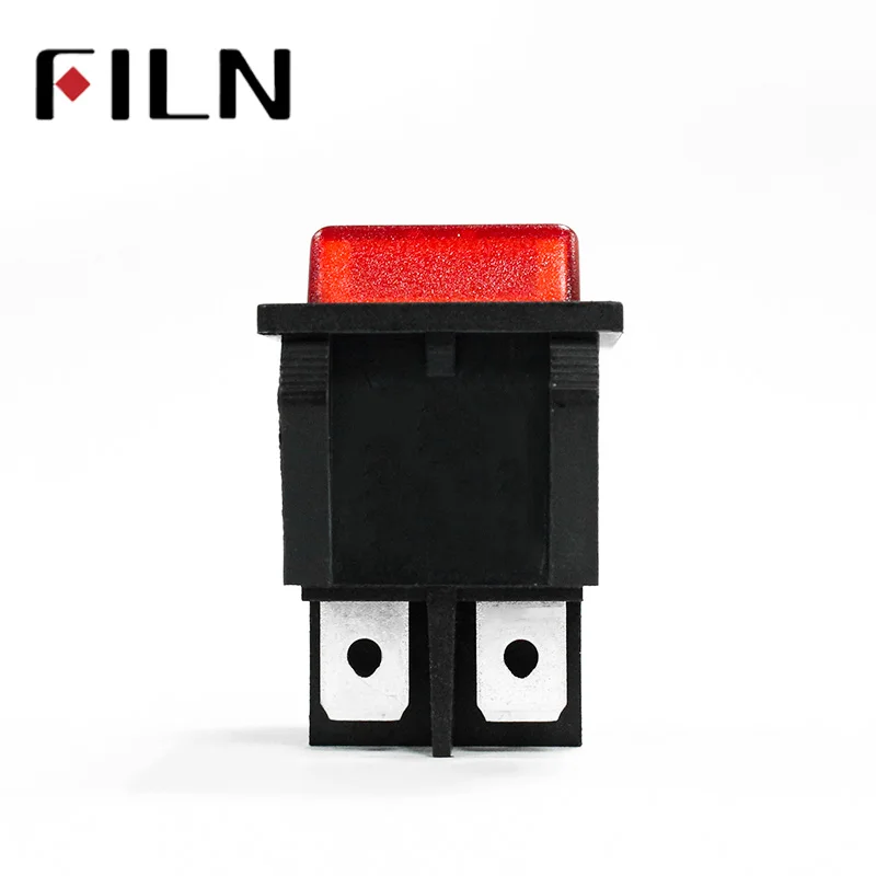 KCD4 Rocker Switch Power Switch ON-OFF 2 Position 4 Pins With Light 30A 250VAC/ 35A 125VAC