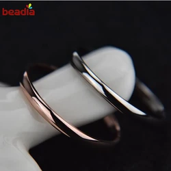 Size 4 5 6 7 8 9 10 1pcs/bag Lovers' Titanium Steel Rose Gold Thin Ring Fashion Jewelry For Women Rose Gold Ring