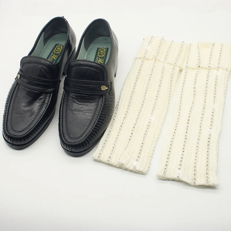 Calcetines tobilleros de cristal para disfraz de Michael Joseph, medias holgadas hechas a mano, 100% de colección