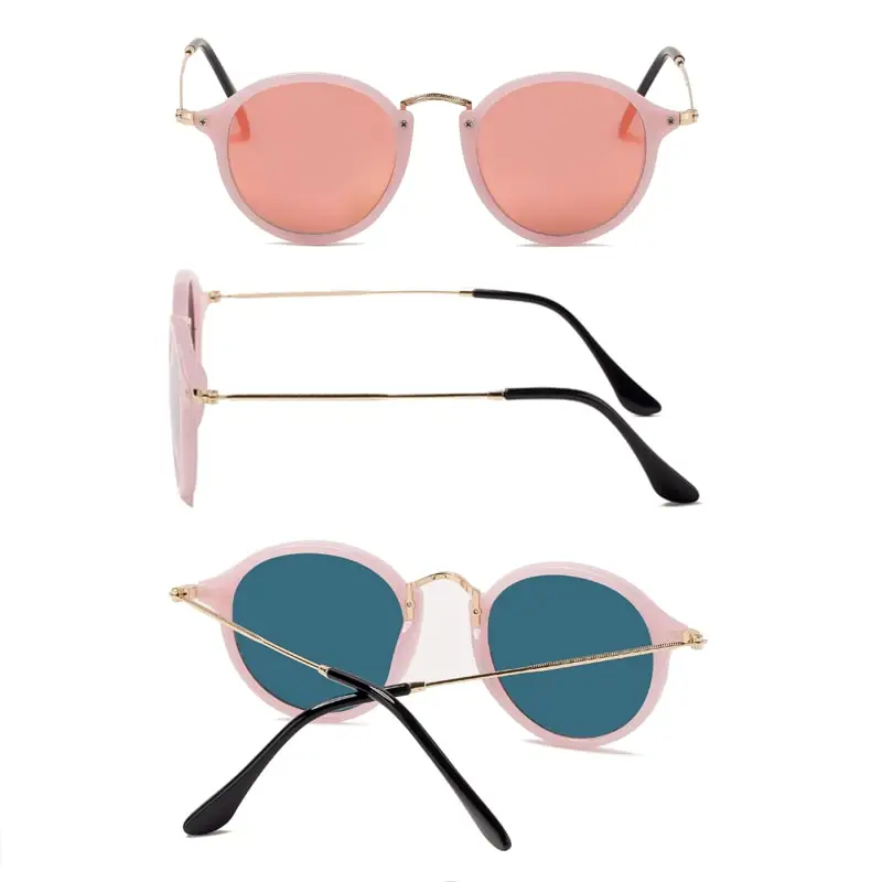 SPLOV New Fashion Round Polarized Sunglasses Retro Men Women Brand Designer Coating Mirrored Sun Glasses Gafas De Sol UV400 image 3