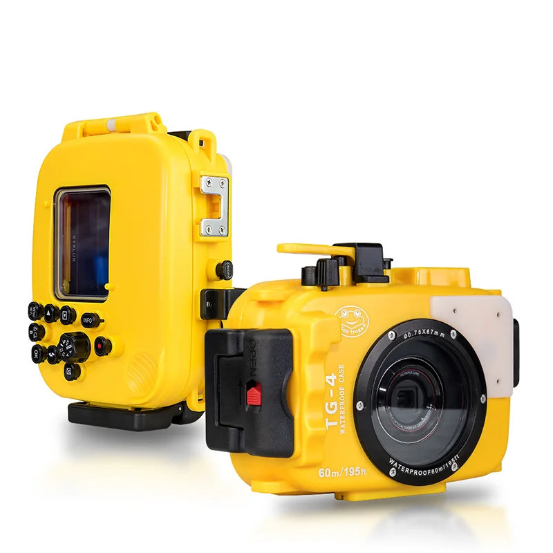 Seafrogs 195FT/60M Waterproof Underwater Housing Camera Diving