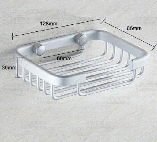 1PC Space Aluminum Bathroom Accessories Products Solid Soap Basket,soap Dish Holder,soap,Accessories complete KH 2041