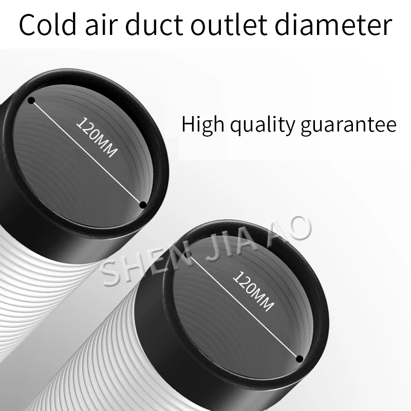 Climatiseur mobile industriel 3kw 220V, compresseur à trois sorties d'air, refroidisseur d'air, type simple froid intégré