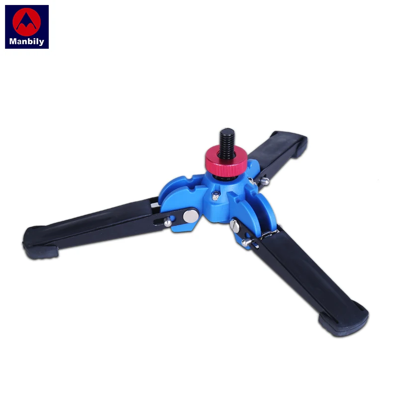 Manbily M-1 Base Stand Hydraulic Universal Three Legs Tripod Support Stand Base for Monopod Ball Head With 3/8