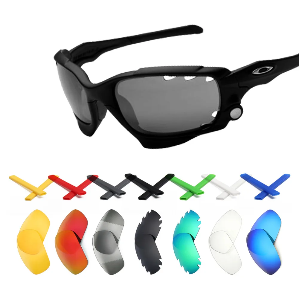 

SNARK Replacement Lenses and Black Ear Socks Earsocks Kit for-Oakley Jawbone Vented Sunglasses - Multiple Options