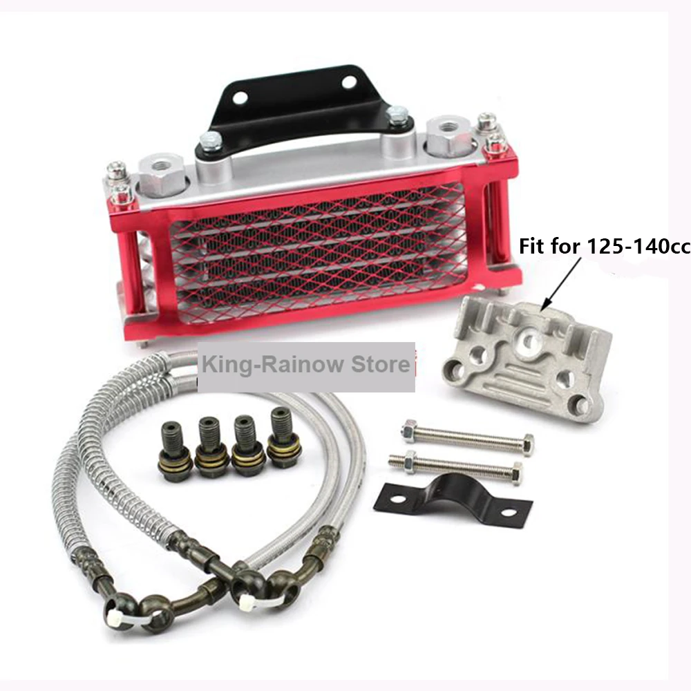 50 70 90 110cc 125cc 140cc Horizontal Engine Chinese Made Dirt Pit Monkey Bike ATV Motorcycle Oil Cooling Cooler Radiator