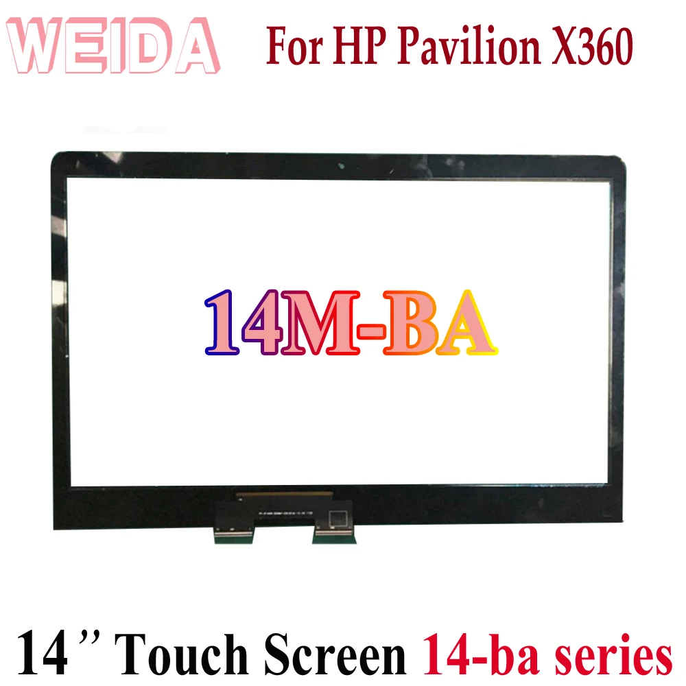 Imagem -02 - Toque para hp Pavilion X360 14m-ba 14-ba Série Painel de Vidro Digitador da Tela de Toque para hp 14-ba Ferramentas da Tela de Toque Peças 14