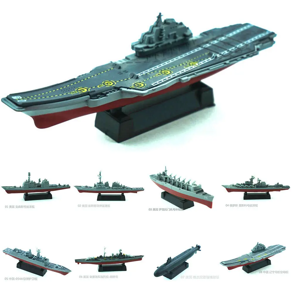 4D Assembly Ship Model Liaoning Battleship Modern Class Battleship Carrier Assembly Model Military Warship Model Toy