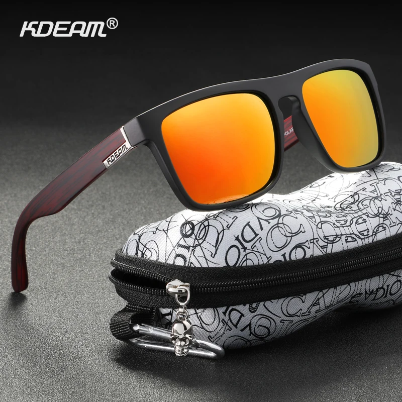 KDEAM High Fashion Polarized Sunglasses For Men and Women UV-Block Night Driving Glasses Photochromic lentes de sol mujer