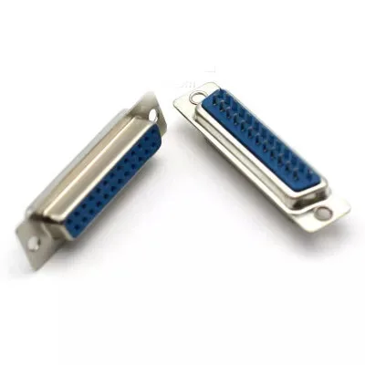 10 قطعة/الوحدة 25 دبوس D-SUB DB25 دبوس ذكر اللحيم نوع لحام موصل DB25 الإناث