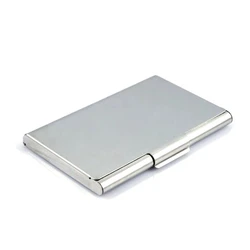 Creative Business Card Case Stainless Steel Aluminum Holder Metal Box Cover Credit Men Business Card Holder Card Metal Wallet