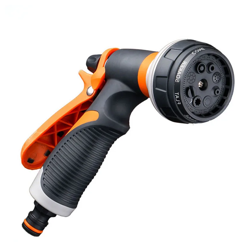 

Multi-function Handle Spray Nozzle Gun Adjustable Watering Pattern Sprayer Variable Spray Patterns Soft Grip for Watering Clean