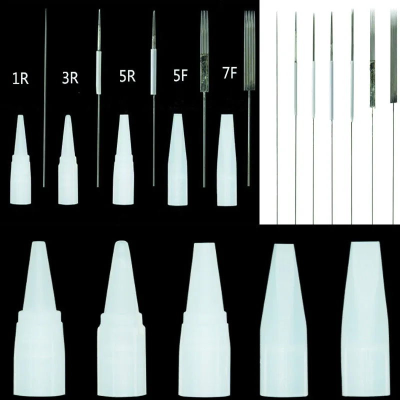 

0.5*0.7CM 1r, 2r,3r, 5r 3F/5F/7F Cap For Dermografo Universal Tattoo Permanent Makeup Eyebrow Machine
