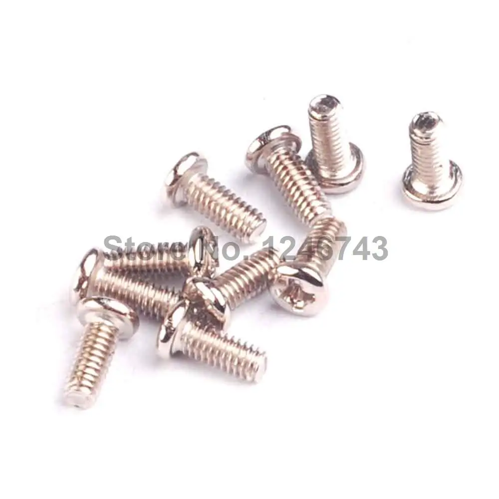 100PCS M2.5*6 Cross Round Head Self-drilling Screw Self-drilling Screw Nail