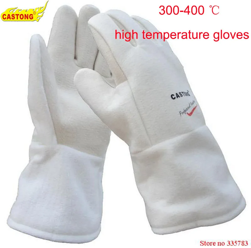 NFHH15-34 protective gloves 300-400 degree industrial heating gloves high temperature fire Gloves