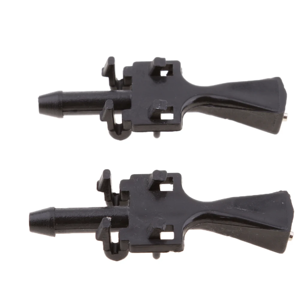 1 Pair Car Auto Windshield Washer Wiper Water Spray Nozzle for OPEL MERIVA-A Efficiently Prolong The Wiper Blade Life Time