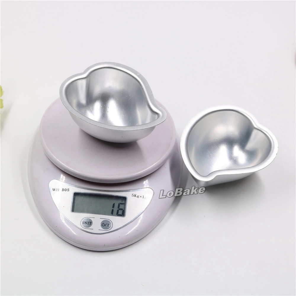 (10pcs/lot) 3 inches little peach shape anodising aluminium alloy tart moulds cupcake liners small mousse cake pans cocina tools