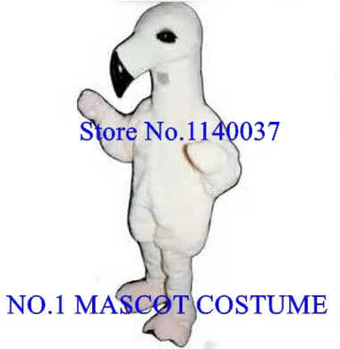 

mascot Anime Cosplay Costumes White Baby Flamingo Mascot Costume ADULT flamingo theme carnival mascotte fancy dress kits