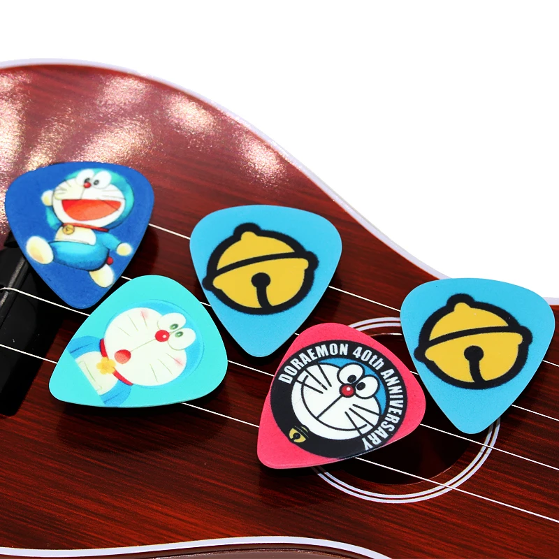 SOACH 10PCS 1.0mm high quality guitar picks two side pick ukulele guitar picks earrings DIY Mix picks Guitar Accessories ukulele