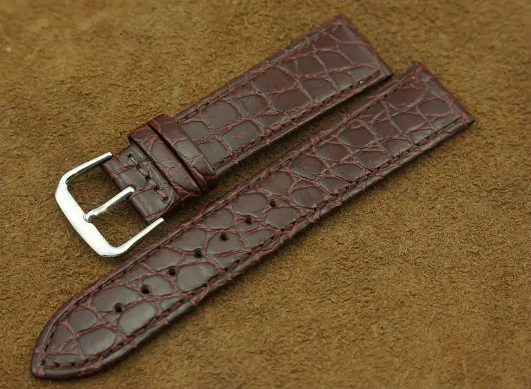 MAIKES Watch accessory Genuine leather watch band High quality brown quartz watch strap 13mm 18mm 20mm for Longines watch