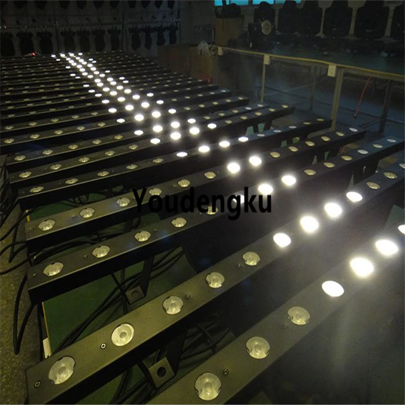 4pieces Warn white Stage background light 14 eyes 5w LED matrix blinder beam bar DJ light Led Martix Panel