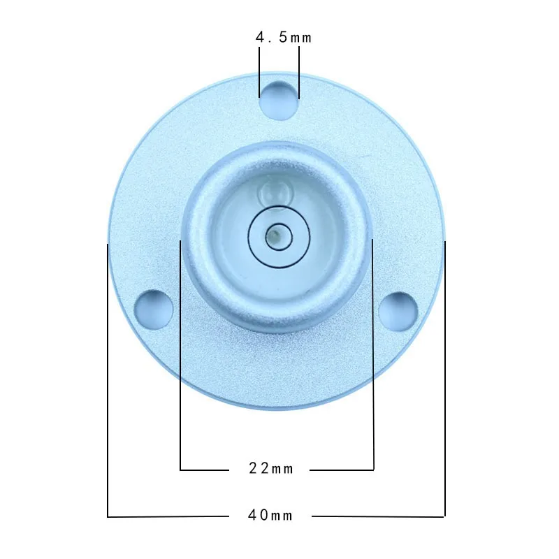 QASE Metal Level Bubble Bullseye Spirit Level Total Station Blisters Accessories for Measuring Instrument