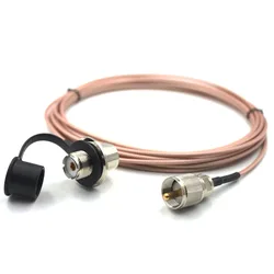 Cable Coaxial UHF/PL-259 macho a hembra para Walkie Talkie QYT, antena de Radio móvil de 5 metros, color rosa, 316, para QYT KT-8900D TYT TH-9800