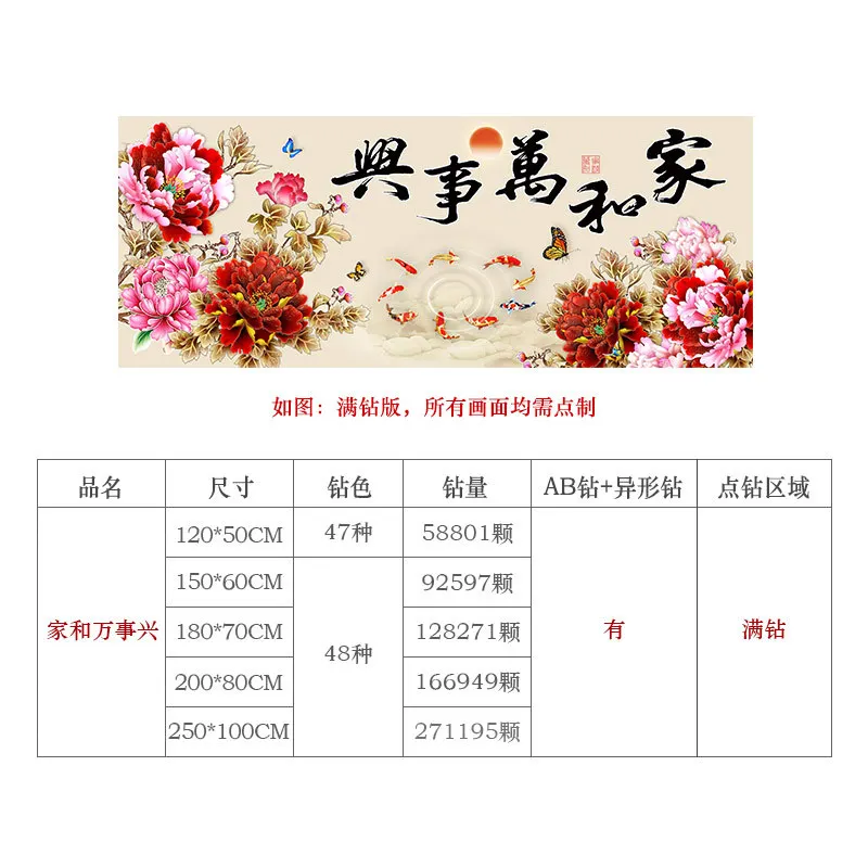 DIY 5D Diamond Embroidery, Diamond Mosaic, 5dSpecial Shaped, Full, Peony With Chinse Character, Diamond Painting, Cross Stitch