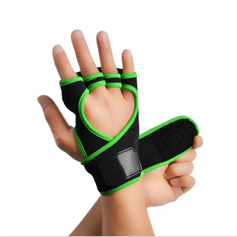 

Boodun Brand New Anti Slip Weight Lifting Glove Hand Protector Lengthened Wrist Strap Gym Fitness Glove For Workout Exercise