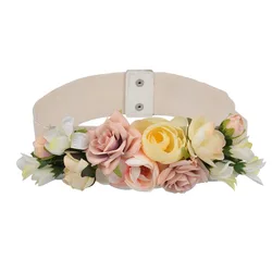 2019 Elastic Waist Belts Caestus For Women Bohemian Flower Wide Slim Corset Waistband Fashion Ladies Summer Dress Accessories